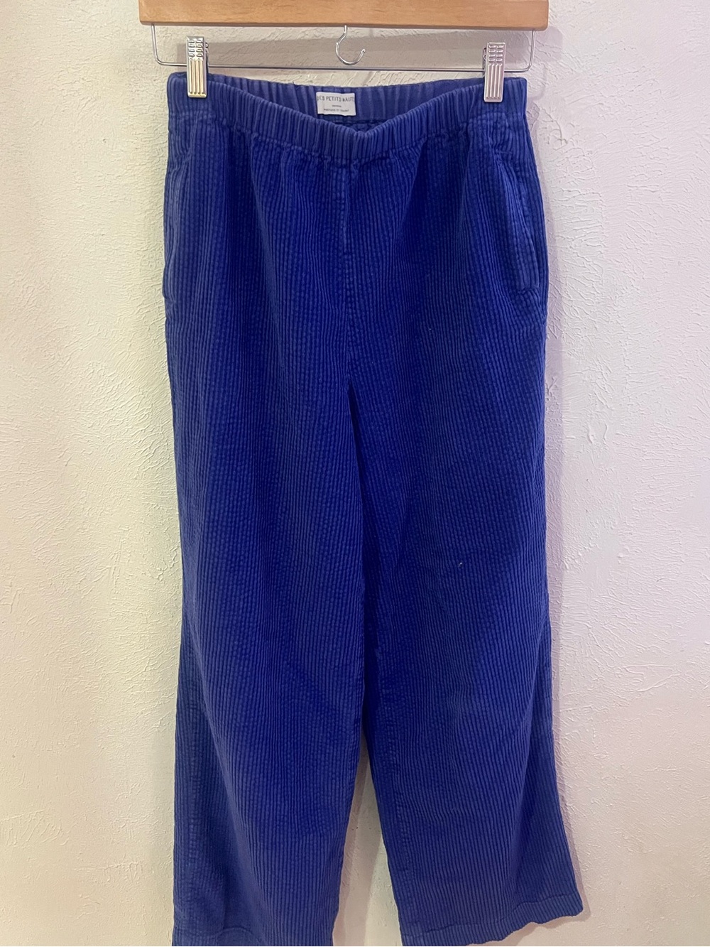 Indigo Corduroy Wide Leg Pants